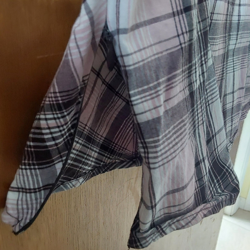 HeartSoul Pink and Black Plaid Top - Picture 6 of 8